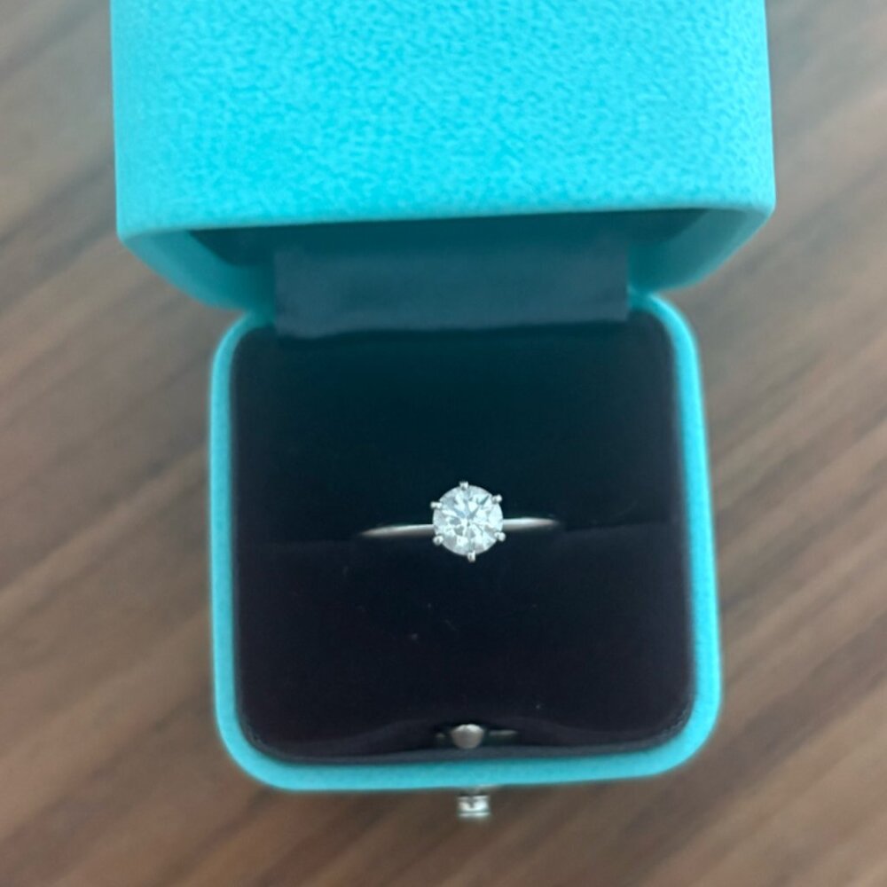 Tiffany & Co diamond engagement ring